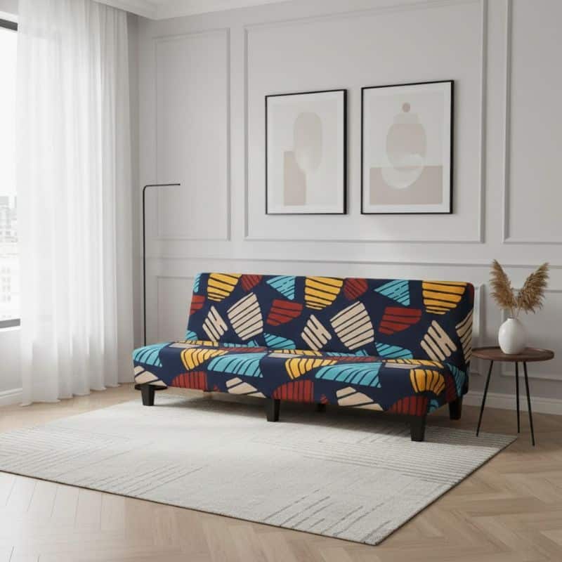 6-3 Housse de Canapé Convertible BZ Style Patchwork