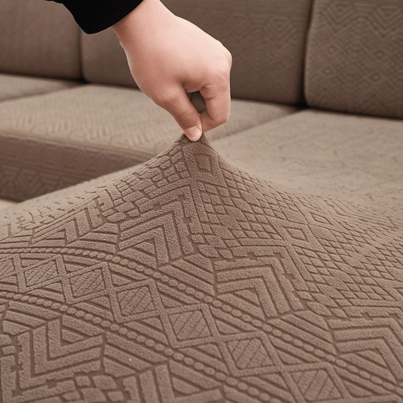 Housse de Canapé Convertible BZ À Motif Jacquard Housse de Canapé Convertible BZ À Motif Jacquard